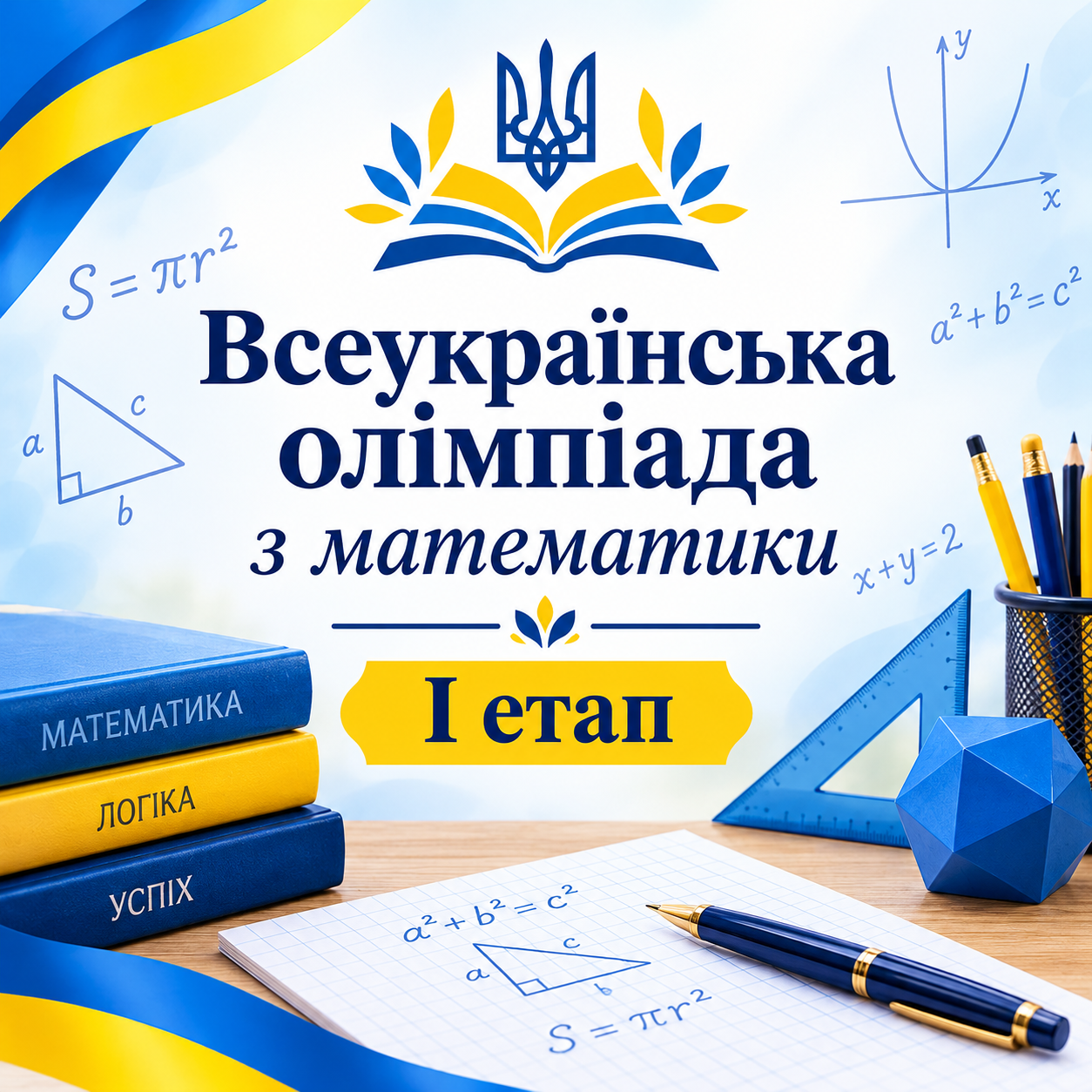Вітаємо переможців І етапу Всеукраїнської олімпіади з математики 2026/2027